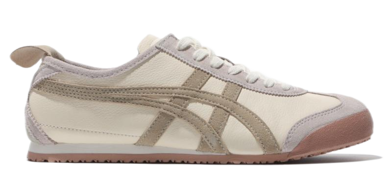 Asics Onitsuka Tiger Mexico 66 White and Light Gray Sneakers - 7
