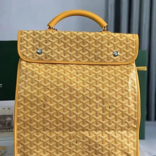 Goyard Saint Louis PM Yellow Canvas Handbag - 1