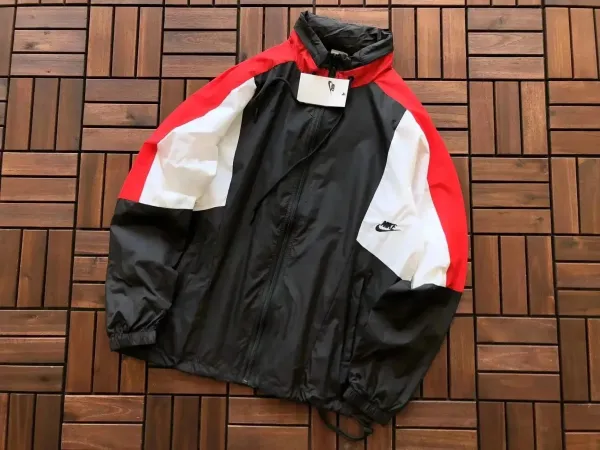 Design Quilted Bomber Jacket White with Black Trim - 9