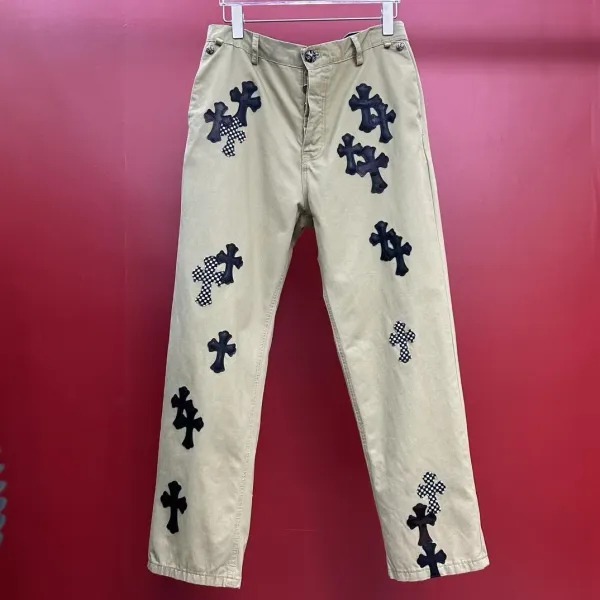 Gallery Dept. Cross-Embroidered Utility Pants Gray - 38