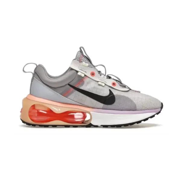 Nike Air Max 2023 Light Gray Orange Transparent Running Shoes - 1