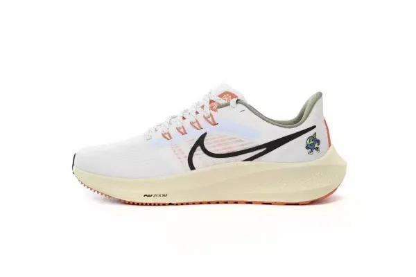 Nike Air Zoom Pegasus 40 x Pokémon Pikachu Edition White Orange Running Shoes - 1