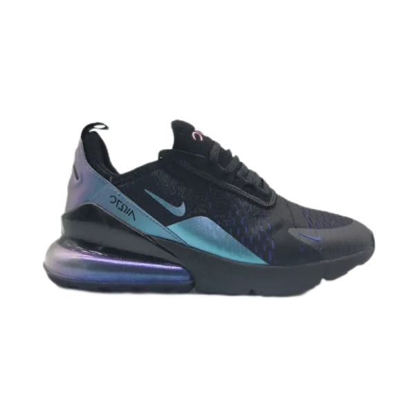 Nike Air Max 270 React Iridescent Black Teal Sneakers - 1
