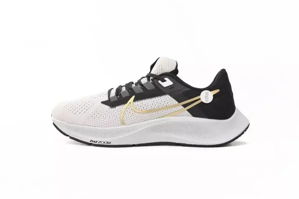 Nike Air Zoom Pegasus 39 White/Black/Gold Running Shoes - 1