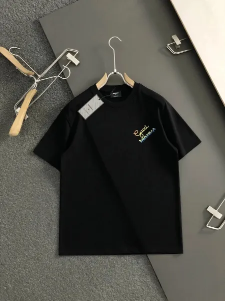 Balenciaga Logo Wave T-Shirt White - 3