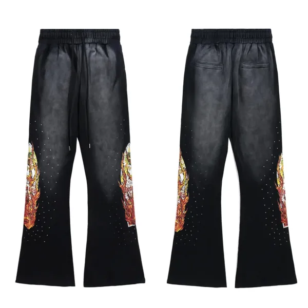 Design Gothic Arch Print Oversized T-Shirt Black - 6