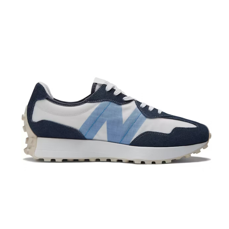 New Balance 327 Navy and Light Blue Sneakers - 2