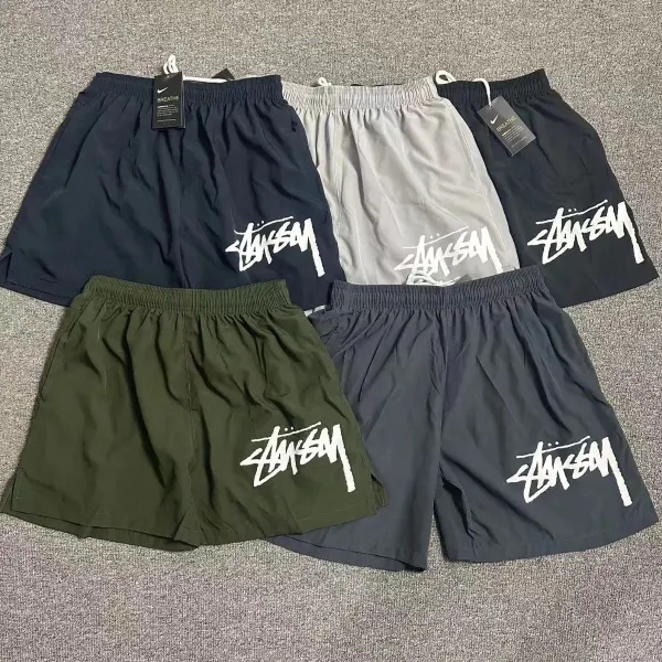 Stüssy Graffiti Logo Performance Shorts Gray - 2