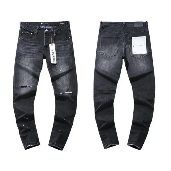 Gallery Dept. Paint Splatter Distressed White Jeans - 5