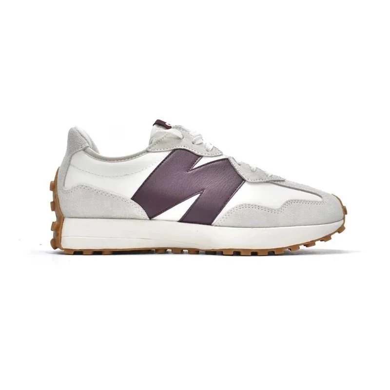 New Balance 327 Purple and White Sneakers - 1