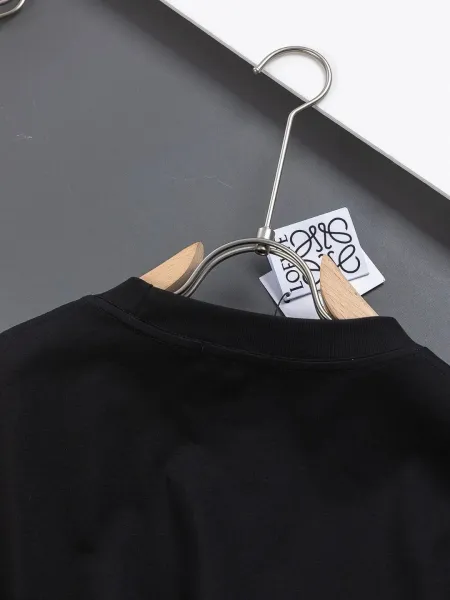 Loewe Anagram Embroidered Black T-Shirt - 8