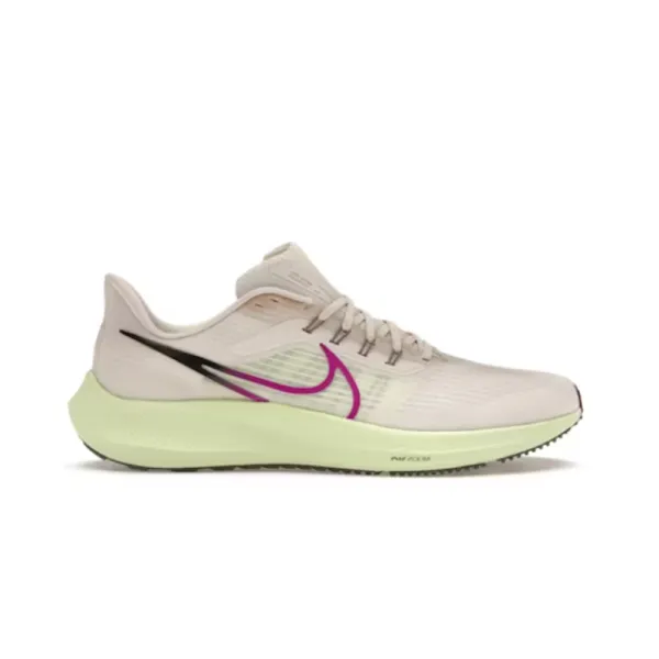 Nike ZoomX Invincible Run Flyknit 3 Light Bone/Pink Voltage/Soft Lime Running Shoes - 2