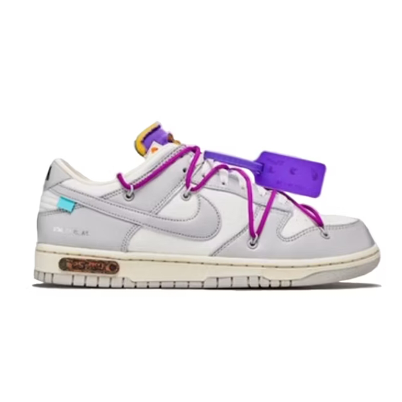 Nike x Off-White Dunk Low Industrial Gray Sneakers - 2