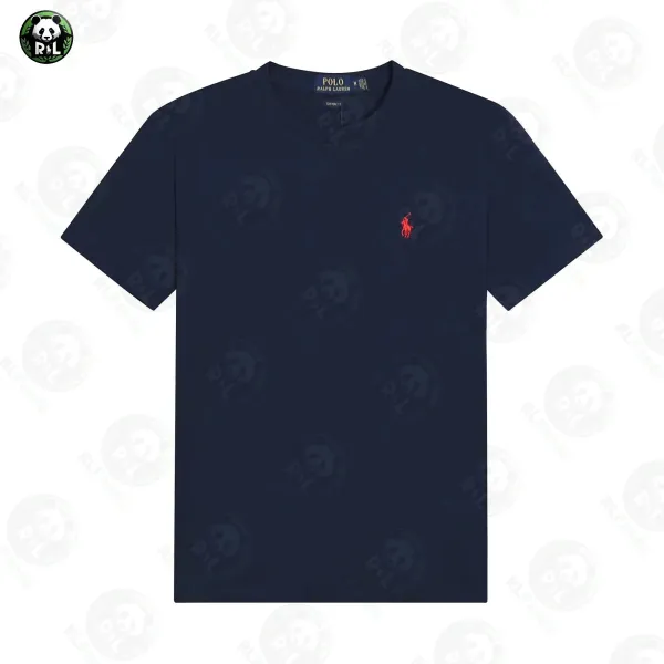 Polo Ralph Lauren Custom Fit Navy T-Shirt - 1