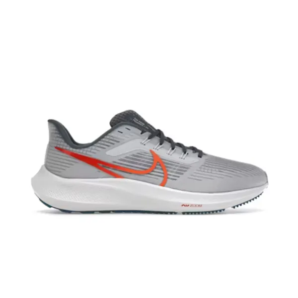 Nike Air Zoom Structure 25 Gray Orange Running Shoes - 2