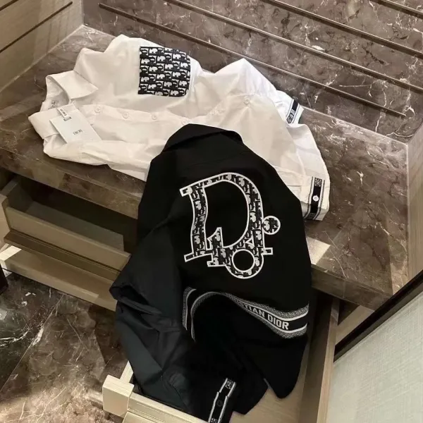 Dior Oblique Logo Windbreaker White Outerwear - 4