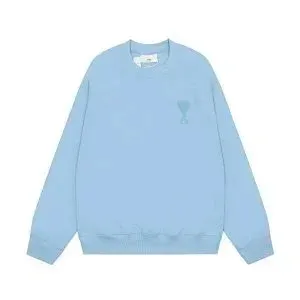 Play Comme des Garçons Heart Eyes Logo Light Blue Hoodie - 1