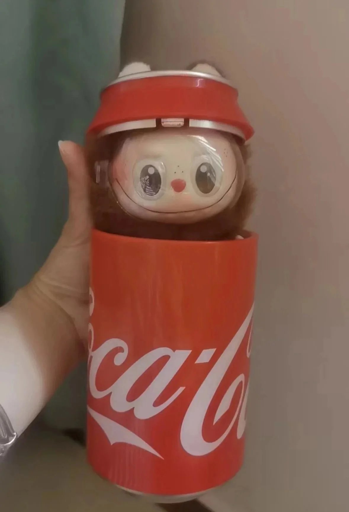 Coca-Cola x Pop Mart Dimoo Can Collector Toy Red Collectible Figure