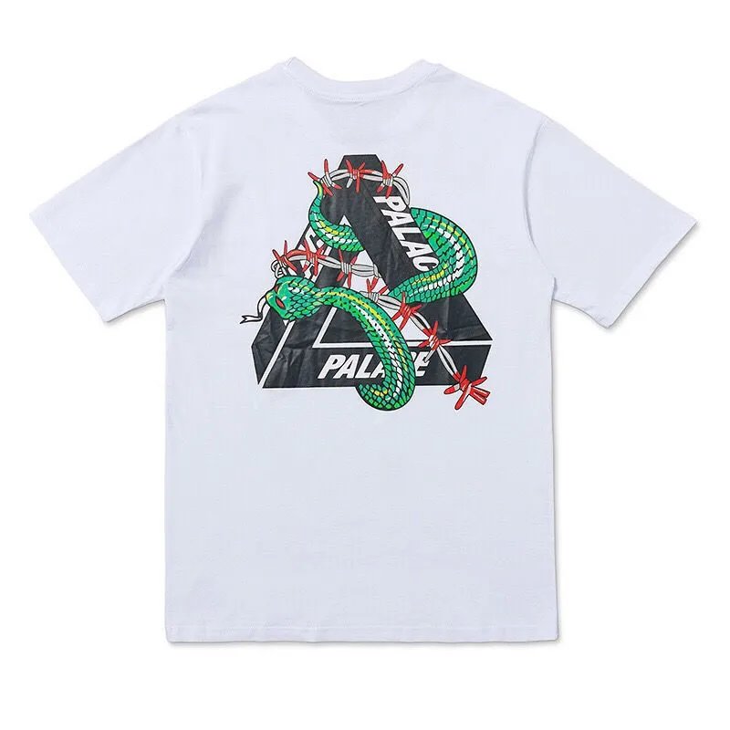 Palace Tri-Force Pink Outline T-Shirt - 8