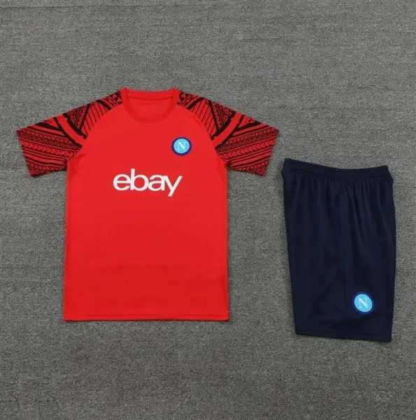 Adidas Spain National Team Training Kit Navy Red Jersey and Shorts - 7