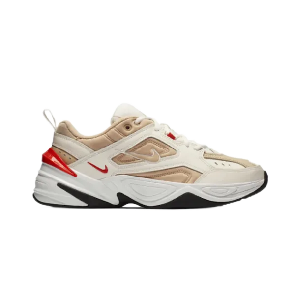 Nike M2K Tekno Beige Red Sneakers - 1