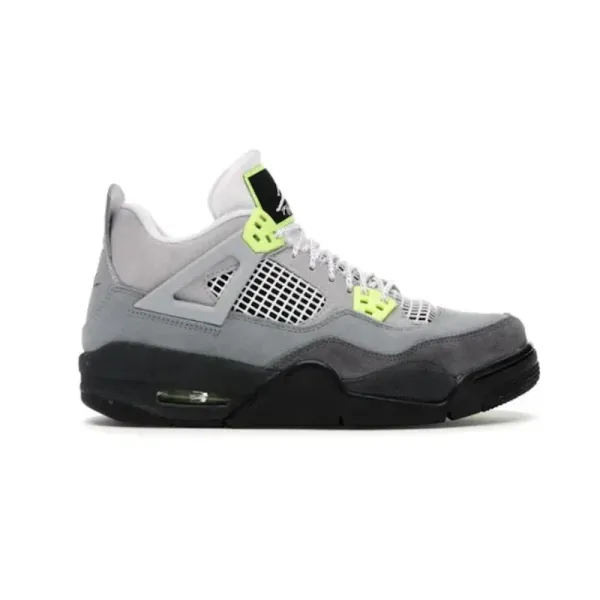 Off-White x Air Jordan 4 Retro 'Black' Sneakers - 4