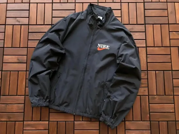 Design Quilted Bomber Jacket White with Black Trim - 7