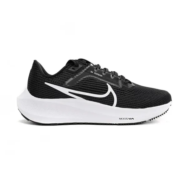 Nike Air Zoom Pegasus 40 Black/White Running Shoes - 1