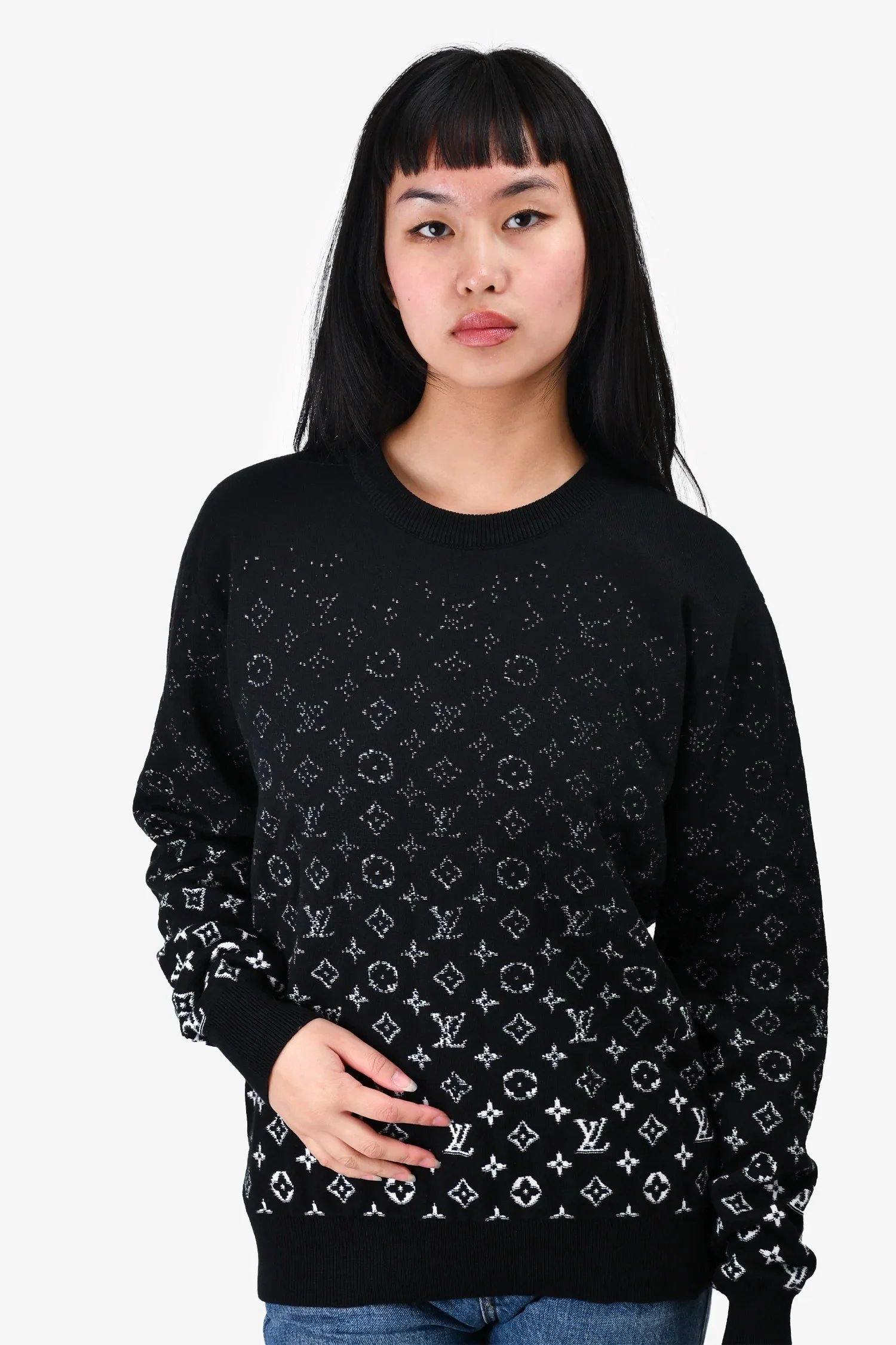 Gucci GG Monogram Knit Sweater Red - 6