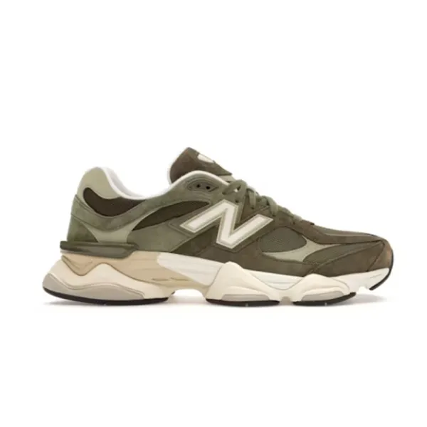New Balance 9060 Olive Green Chunky Sneakers - 2