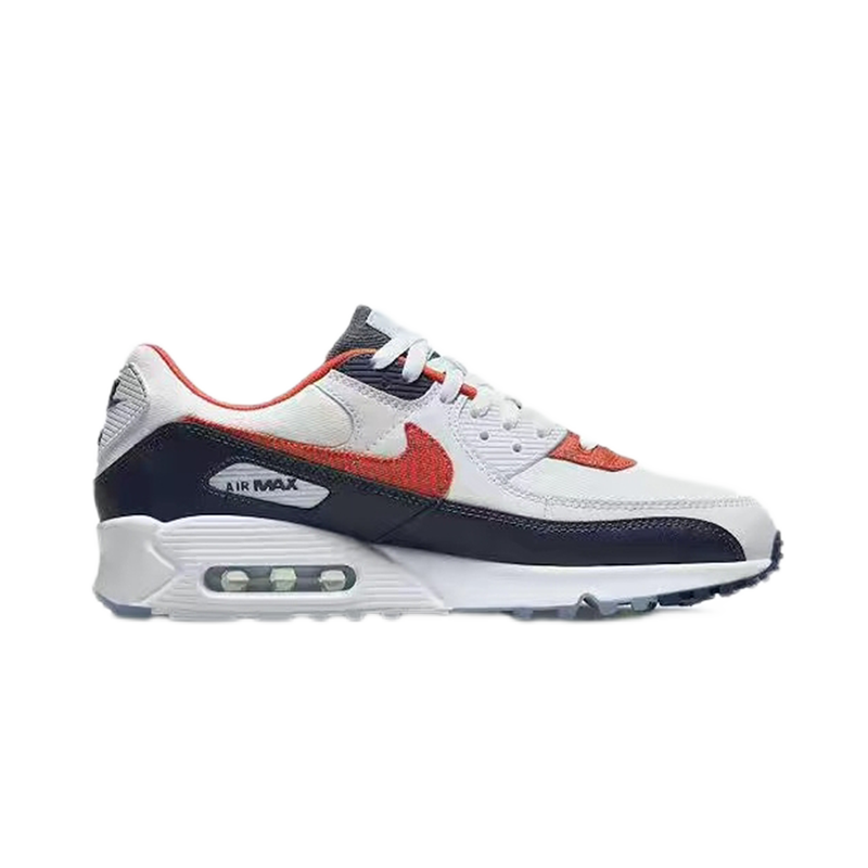 Nike Air Max 90 White Purple Teal Orange Sneakers - 30