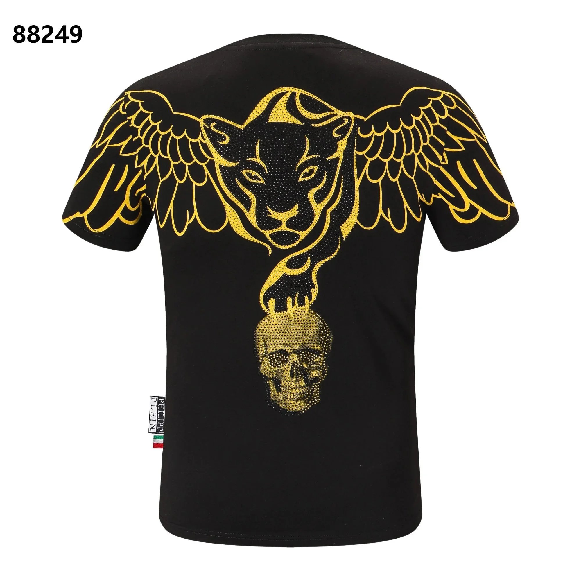 Philipp Plein Platinum Cut All-Over Print Skull & Ornament White T-Shirt - 10
