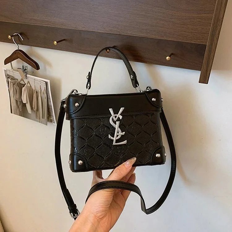 Saint Laurent Loulou Mini Quilted Black Handbag - 5