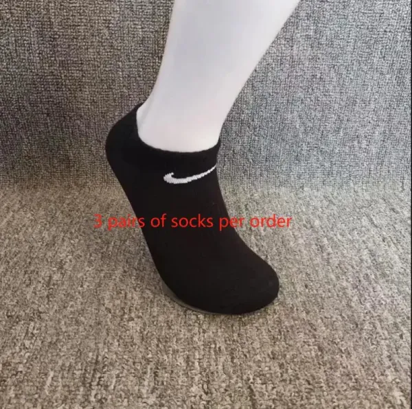 Nike Swoosh Low-Cut Ankle Socks Black - 1