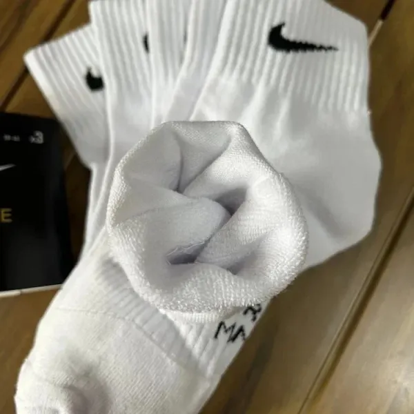 Nike Everyday Plus Cushioned Low-Cut Socks White - 11