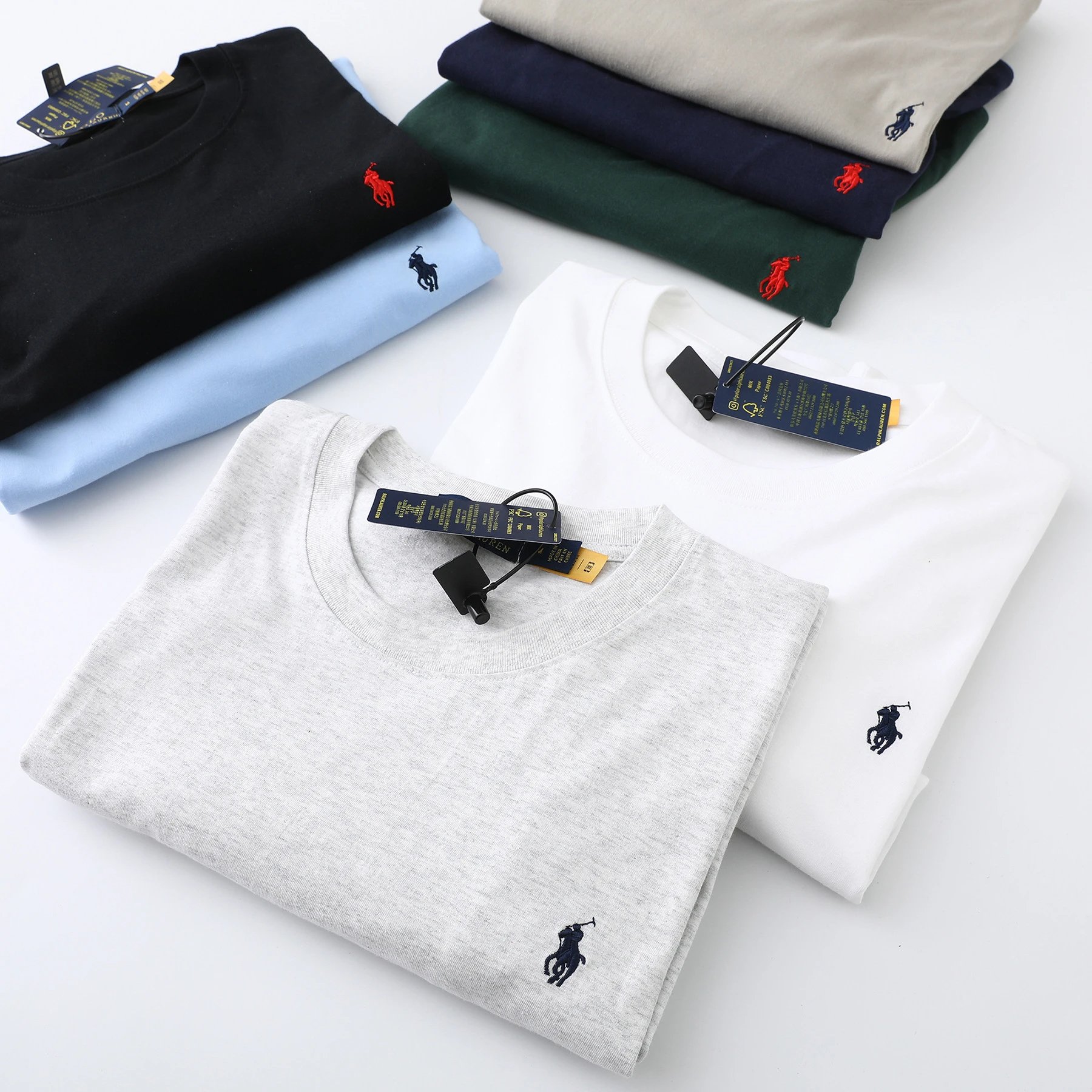 Polo Ralph Lauren Classic Fit Cotton T-Shirt Forest Green T-Shirt - 7