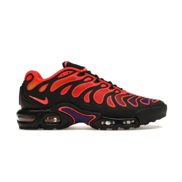 Nike Air Max Plus 'Flame' Black Red Purple Sneakers - 1
