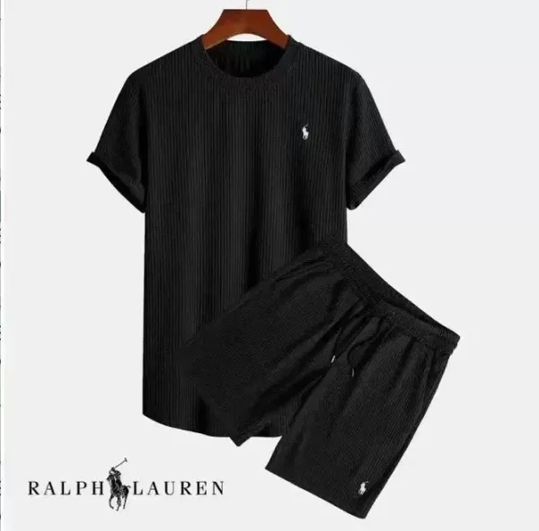 Ralph Lauren Ribbed Knit Set Black Casual-Set - 1