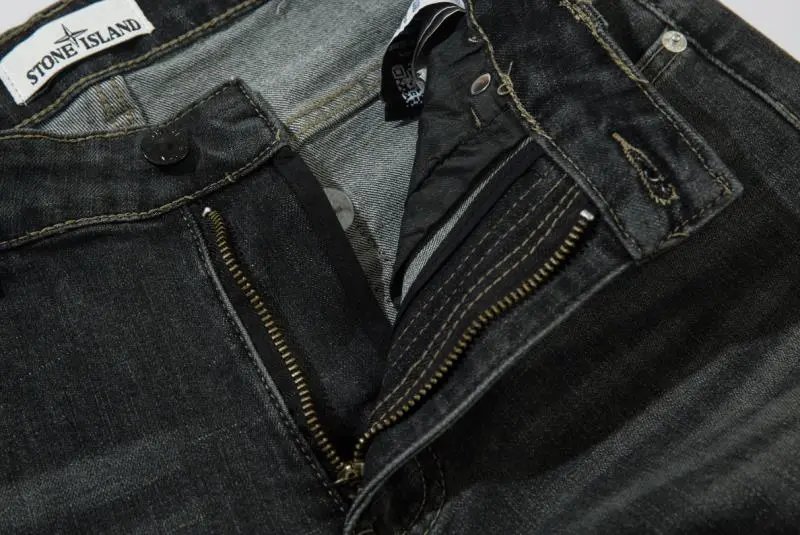 Stone Island Jeans Navy Slim Fit Denim Pants - 6