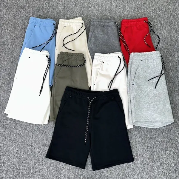 Nike Tech Fleece Shorts Red - 3
