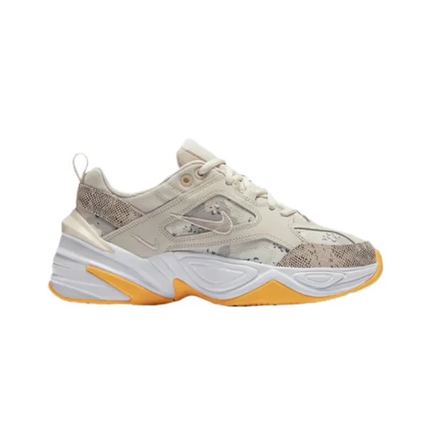 Nike M2K Tekno Beige Snake Print Chunky Sneakers - 1