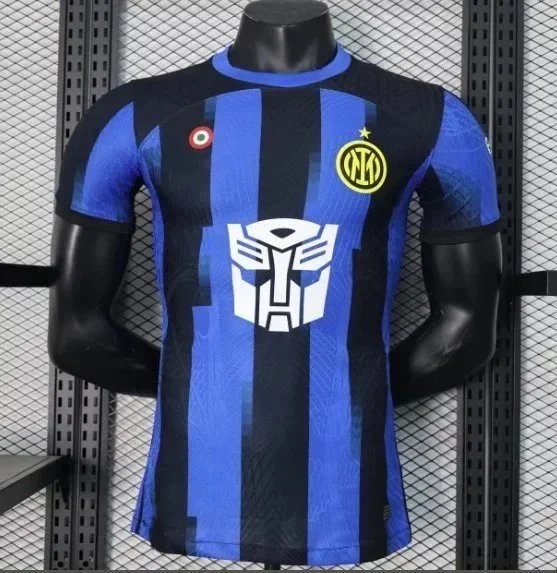 Inter Milan x Transformers 2024 Home Jersey Blue/Black - 1