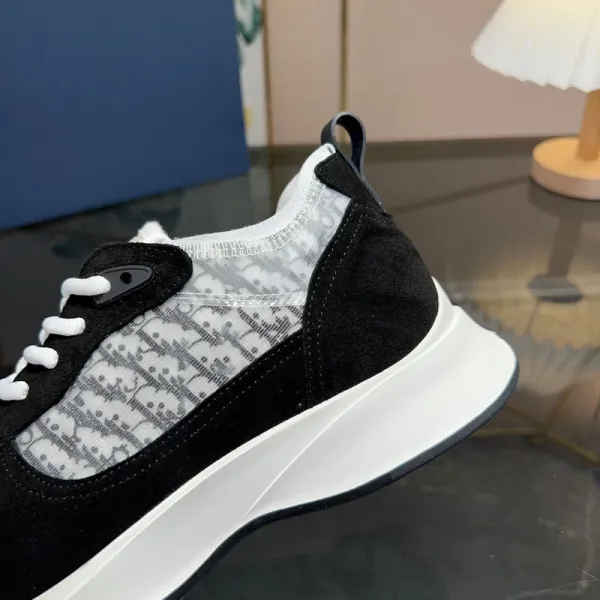 Dior B23 Oblique Gray White Chunky Sneakers - 13