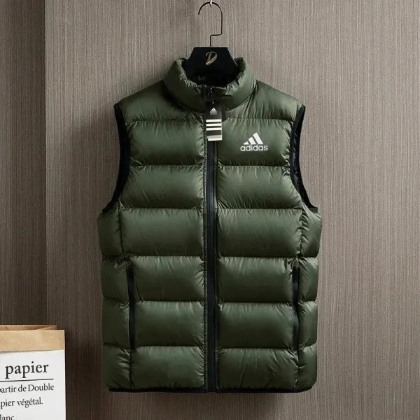 Adidas Vest Top Army Green Puffer Vest - 1