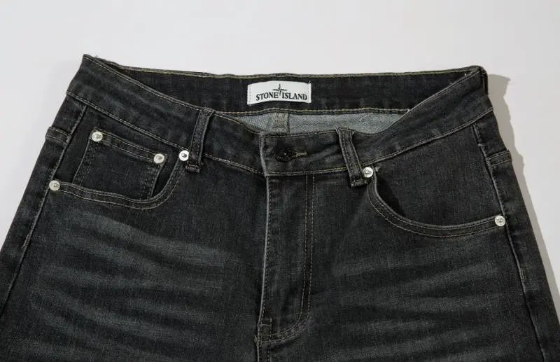 Stone Island Jeans Navy Slim Fit Denim Pants - 10