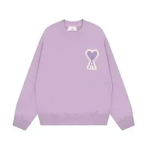 Off-White Heart Logo Purple Hoodie - 1