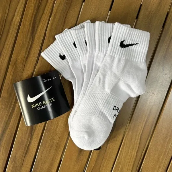 Nike Everyday Plus Cushioned Low-Cut Socks White - 10