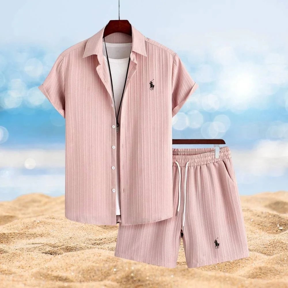 Ralph Lauren Spread Collar Pink + Embroidered Pony