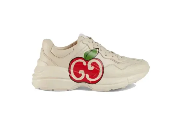 Gucci Rhyton Apple GG Sneakers Beige - 1