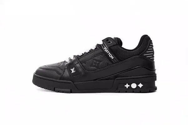 Louis Vuitton Trainer Black Sneakers - 1